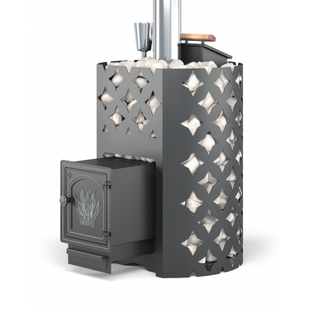 Банная печь ЭТНА 18 (ДТ-4) Закрытая каменка Амазонка бай фото в Гродно