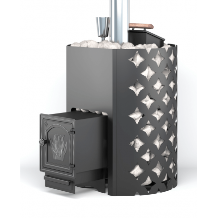 Банная печь ЭТНА 24 (ДТ-4) Закрытая каменка Амазонка бай фото в Гродно