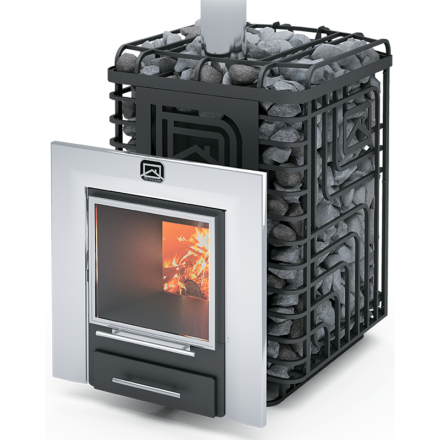 Печь для бани Теплодар Сибирский Утес-20 ЛП Профи Панорама Амазонка бай фото в Гродно