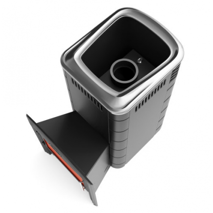 Печь для бани Термофор Каронада XXL Heavy Metal Витра антрацит Амазонка бай фото в Гродно