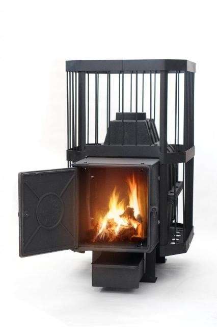 Печь банная чугунная СИБИРЬ-18 чугунная дверка (сетка) Амазонка бай фото в Гродно