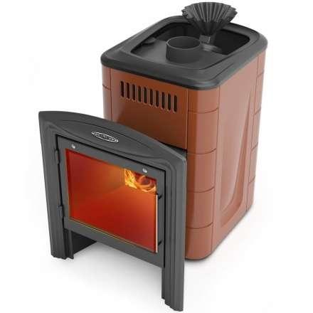 Печь для бани Термофор Гейзер Мини 2016 Carbon Витра ЗК терракота купить в Гродно