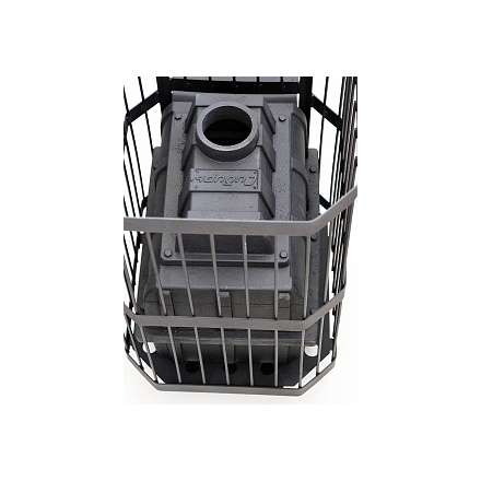 Печь банная Сибирь-24 (панорамное стекло, сетка квадрат) в Гродно