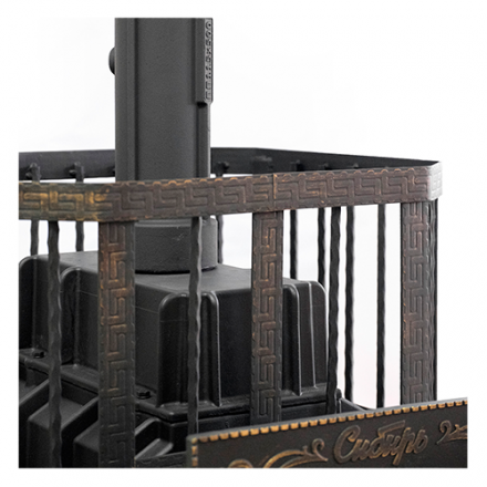 Печь банная Сибирь-32 с каминной дверцей в Гродно