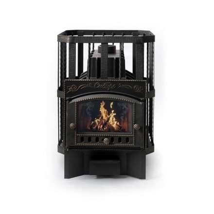 Печь банная Сибирь-32 с каминной дверцей Амазонка бай Фото в Гродно