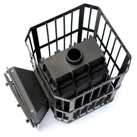 Печь банная Сибирь-32 с каминной дверцей в Гродно