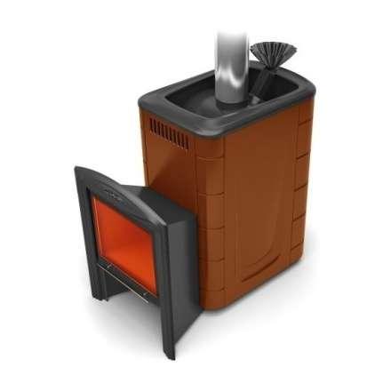 Печь для бани Термофор Гейзер 2014 Inox Витра ЗК терракота купить в Гродно
