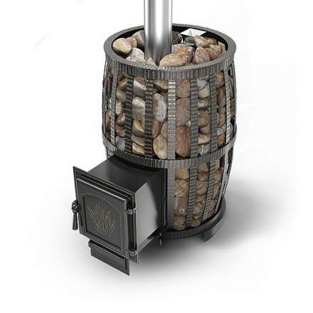 Печь для бани Везувий Легенда Русский Пар Ковка 30 (271) в Гродно