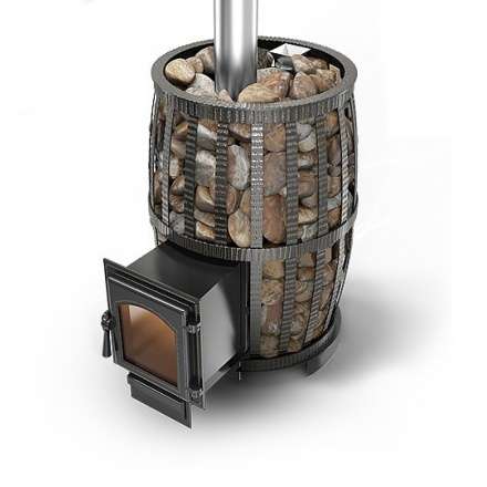 Печь для бани Везувий Легенда Русский Пар Ковка 30 (270) в Гродно