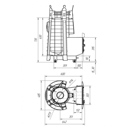 Печь для бани Добросталь Августа профи в Гродно