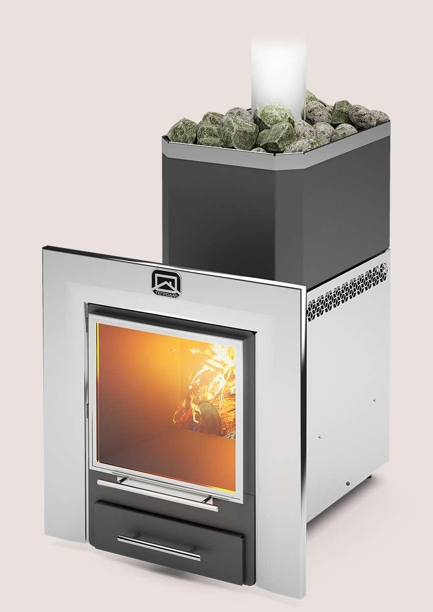 Печь для бани Теплодар Русь-12 ЛНЗП Профи Панорама (1.1) Амазонка бай фото в Гродно