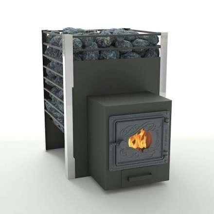 Печь для бани Добросталь Жара-люкс 20 дверка со стеклом Амазонка бай фото в Гродно