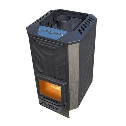 Банная печь Пегас 16 эконом короткая топка со стеклом конвекция фото в Гродно