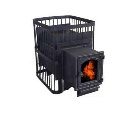 Печь банная ComfortProm РЕТРО  СТАЛЬ 8 мм стекло 26 м3 купить в Гродно