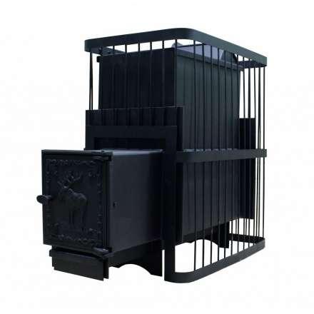 Печь банная ComfortProm РЕТРО СТАЛЬ 8 мм закр. каменка 20 м3 купить в Гродно