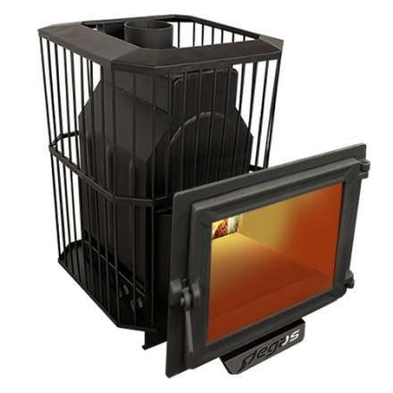 Банная печь Пегас 16 панорама сетка фото в Гродно