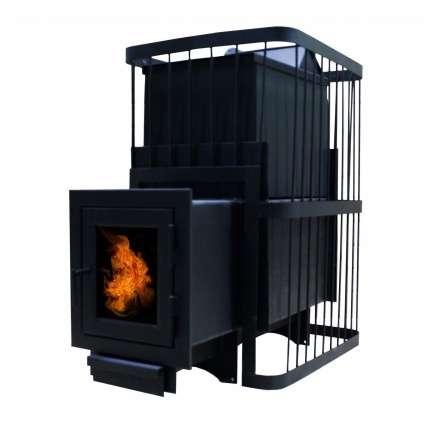 Печь банная ComfortProm РЕТРО СТАЛЬ 8 мм закр. каменка стекло 26 м3 купить в Гродно