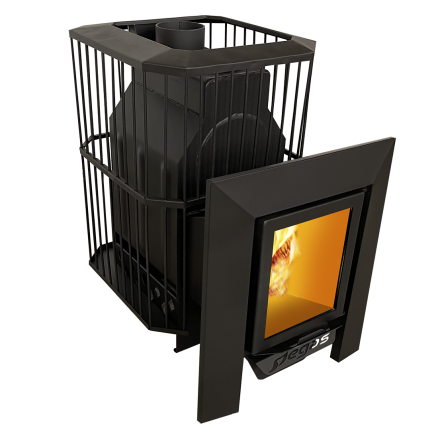 Банная печь Пегас 16 со стеклом сетка фото в Гродно