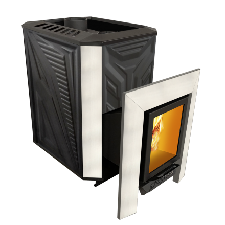 Банная печь Пегас 26 со стеклом конвекция фото в Гродно