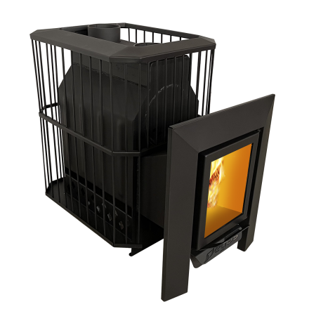 Банная печь Пегас 26 со стеклом сетка фото в Гродно