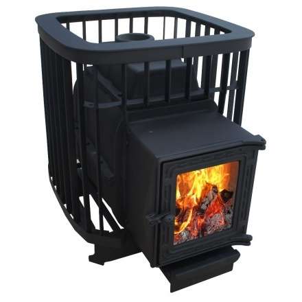 Чугунная печь для бани Варвара Прима 22 (К201) стекло купить в Гродно
