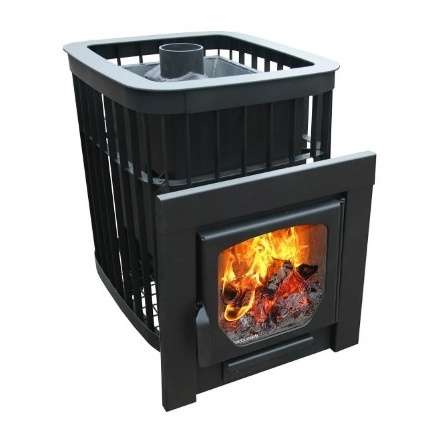 Печь для бани Варвара Каменка Мини с/к пан. дв. ук. топка купить в Гродно