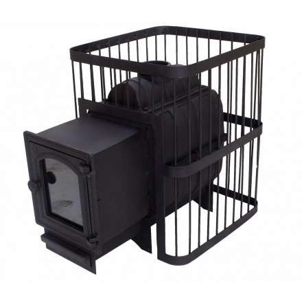 Печь банная ComfortProm Сталь 8мм стекло 16 м3 купить в Гродно