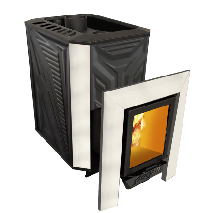 Банная печь Пегас 26 нерж со стеклом конвекция амазонка бай фото в Гродно