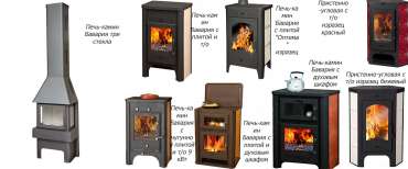 Стальная печь-камин со стеклом Бавария Эко угловая с плитой одна конфорка фото купить в Гродно в Гродно