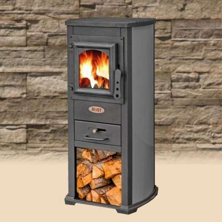 Печь-камин Blist Ekonomik Lux N чугунная дверца бежевый Амазонка бай фото в Гродно