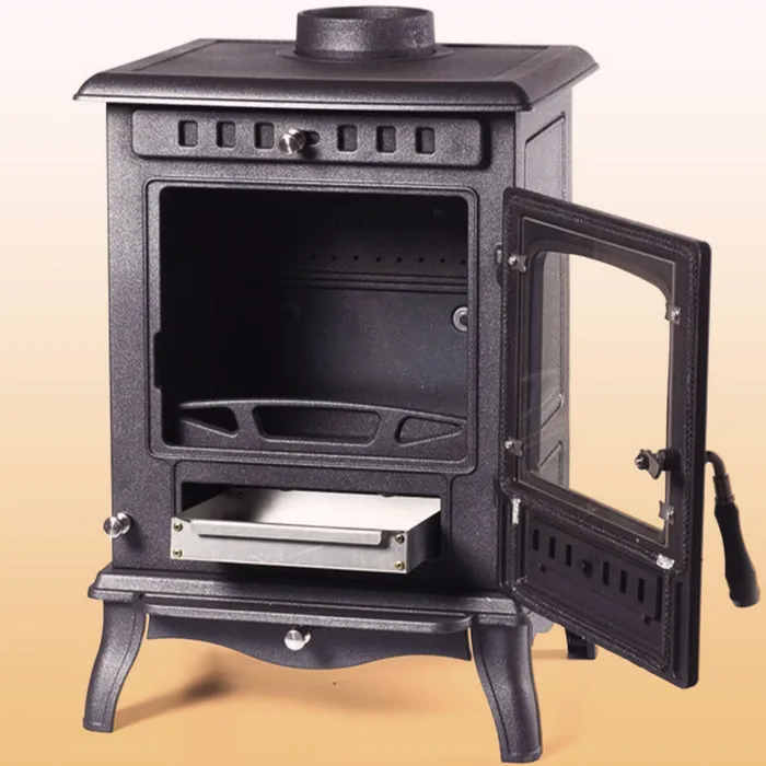 Печь-камин чугунный FireWay Erik в интерьере чёрный Амазонка бай фото в Гродно