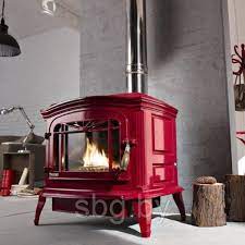 Печь-камин чугунный Invicta Bradford в интерьере Амазонка бай фото в Гродно