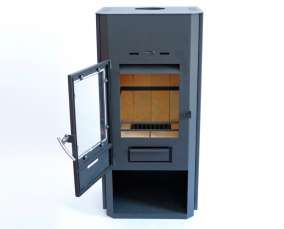 Недорогой камин с дровницей Сибирь 8 фото в Гродно