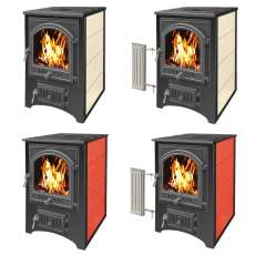 Купить Печь-камин Везувий ПК-01 (205) с плитой и т/о красн.12 кВт в Гродно в Гродно