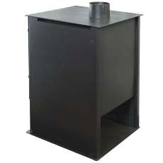 Купить Печь-камин Варвара Гармония 105 (черная) в Гродно в Гродно