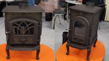 Недорогой камин Сибирь 7 чугунная фото в интерьере в Гродно