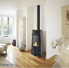 Печь-камин чугунный Invicta Chamane 14 в интерьере Амазонка бай фото  в Гродно