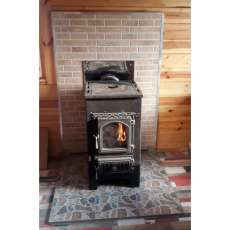 Купить Печь-камин Везувий ПК-01 (270) с плитой и т/о бежевая 9 кВт в Гродно в Гродно