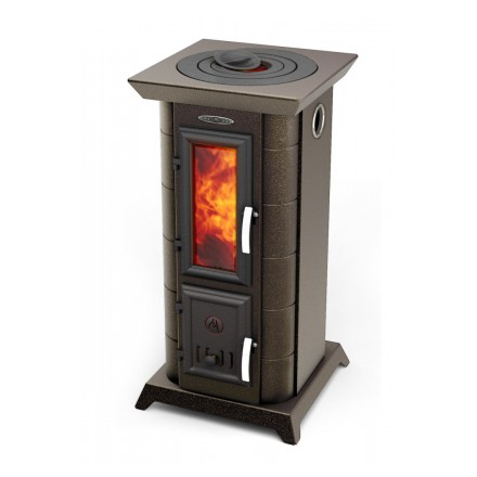 Отопительная печь Термофор Статика Тетра, чёрная бронза Амазонка бай фото в Гродно