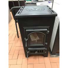 Купить Печь-камин Везувий ПК-01 (270) с плитой и т/о красный 9 кВт в Гродно в Гродно