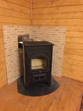 Купить Печь-камин Везувий ПК-02 (205) с плитой красная 12 кВт в Гродно в Гродно