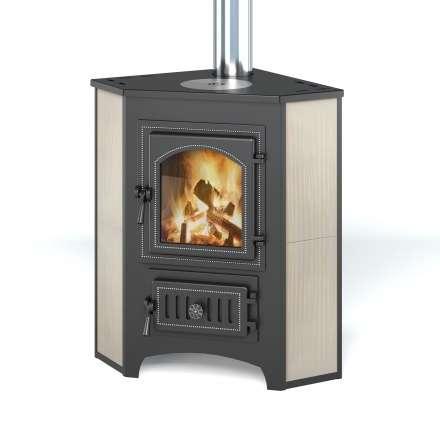 Печь-камин Везувий ПК-01 (220) с конфоркой угловой бежевый 9 кВт Амазонка бай фото Печь-камин Везувий ПК-01 (220) с конфоркой угловой бежевый 9 кВт купить в Гродно