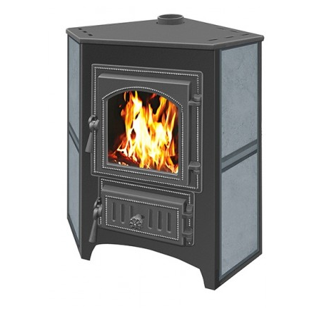 Печь-камин Везувий ПК-01 (220) угловой талькохлорит 9 кВт Амазонка бай фото в Гродно