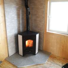 Купить Печь-камин Везувий ПК-01 (220) угловой талькохлорит 9 кВт в Гродно в Гродно