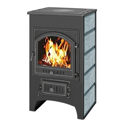 Печь-камин Везувий ПК-02 (205) с плитой талькохлорит 12 кВт Амазонка бай фото в Гродно