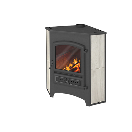 Камин ЭТНА (БКД) угловой Амазонка бай фото Камин ЭТНА (БКД) угловой Бежевый ф115 мм купить в Гродно