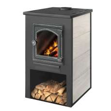 Камин ЭТНА (ДТ-4С) с плитой для дома и дачи Амазонка бай фото в Гродно