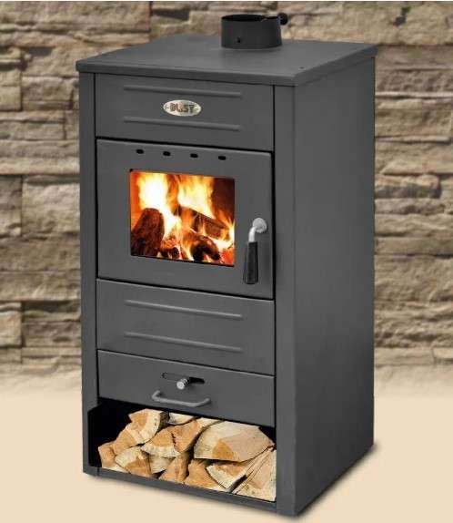 Печь-камин Blist B2 E с водяным контуром Амазонка бай фото в Гродно