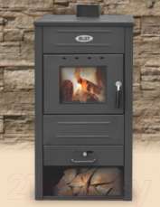 Печь-камин Blist B2 E с водяным контуром Амазонка бай фото в Гродно
