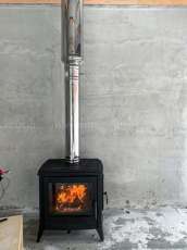 Купить чугунный Печь-камин EVEREST S13 в Гродно фото в интерьере в Гродно